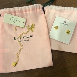 Kate spade earrings and necklace set.